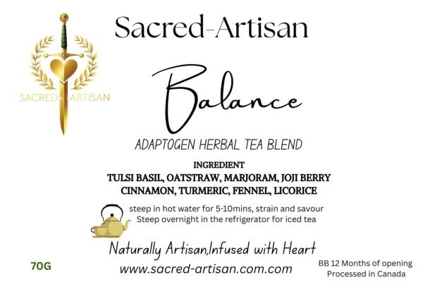 Balance Adaptogen Loose Tea Blend - Image 2