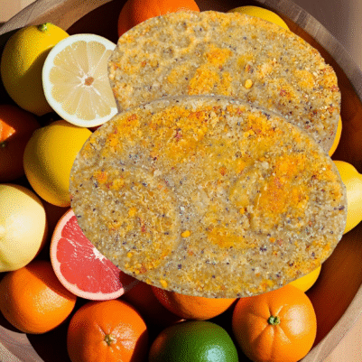 Citrus Brightening Body Scrub Bar. 100g