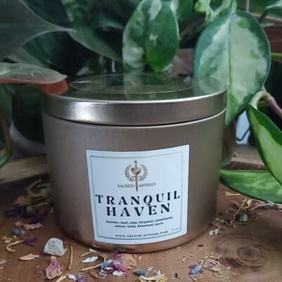 TRANQUIL HAVEN, SOOTHING NATURAL CANDLE