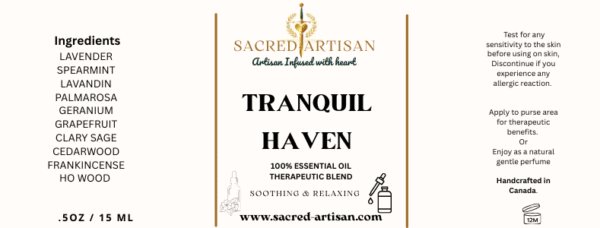 TRANQUILITY HAVEN ESSENTIAL OIL BLEND