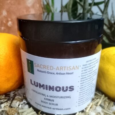 LUMINOUS BODY SCRUB JAR