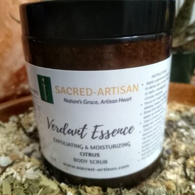 VERDANT ESSENCE BODY SCRUB, 8OZ