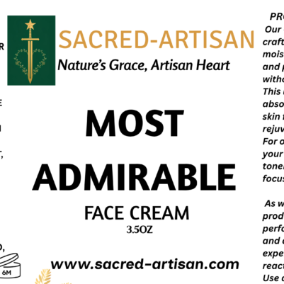 MOST ADMIRABLE FACE CREAM