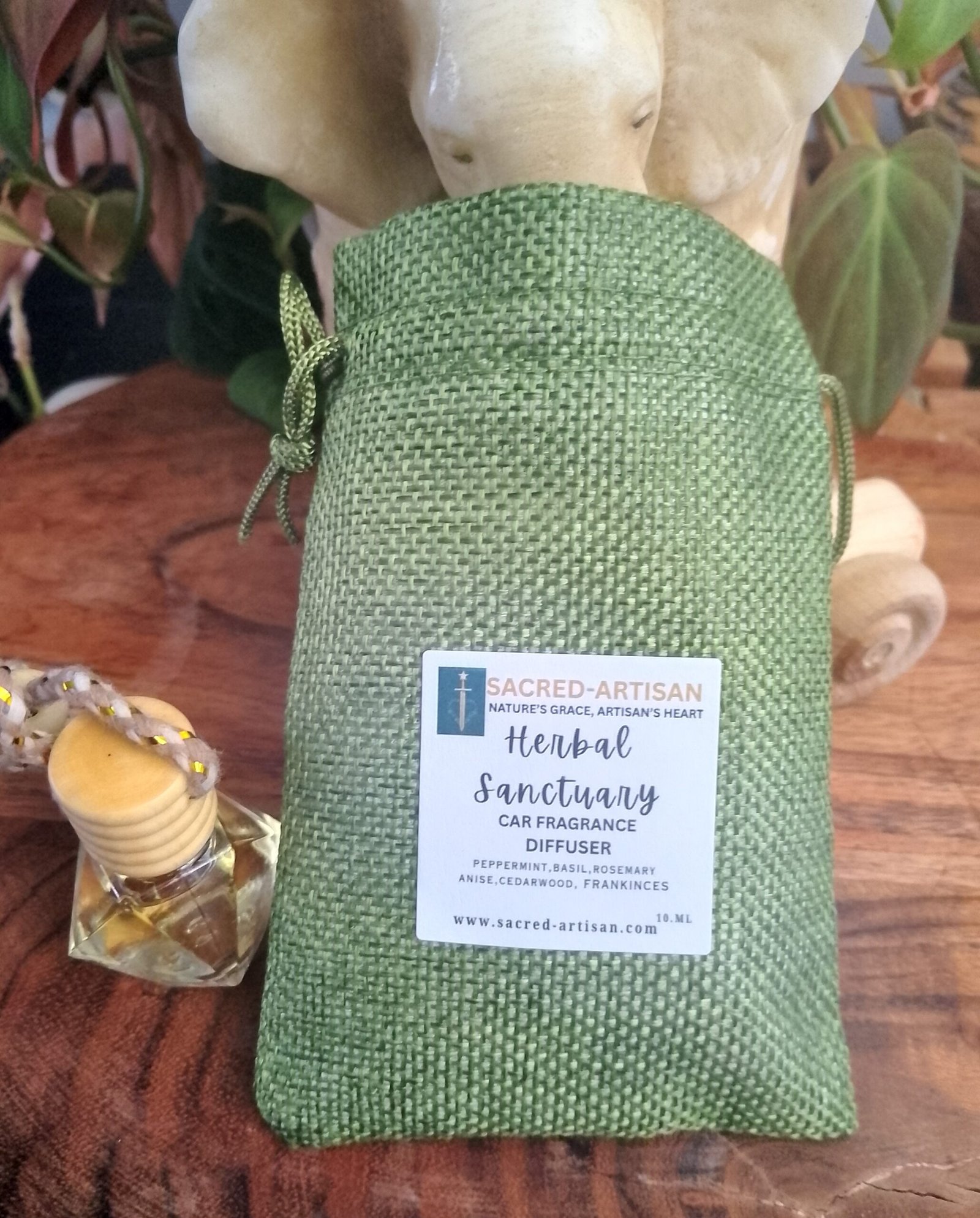 HERBAL SANCTUARY CAR PERFUME DIFFUSER