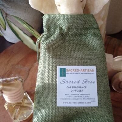 SACRED ROSE CAR FRAGRANCE DIFFUSER