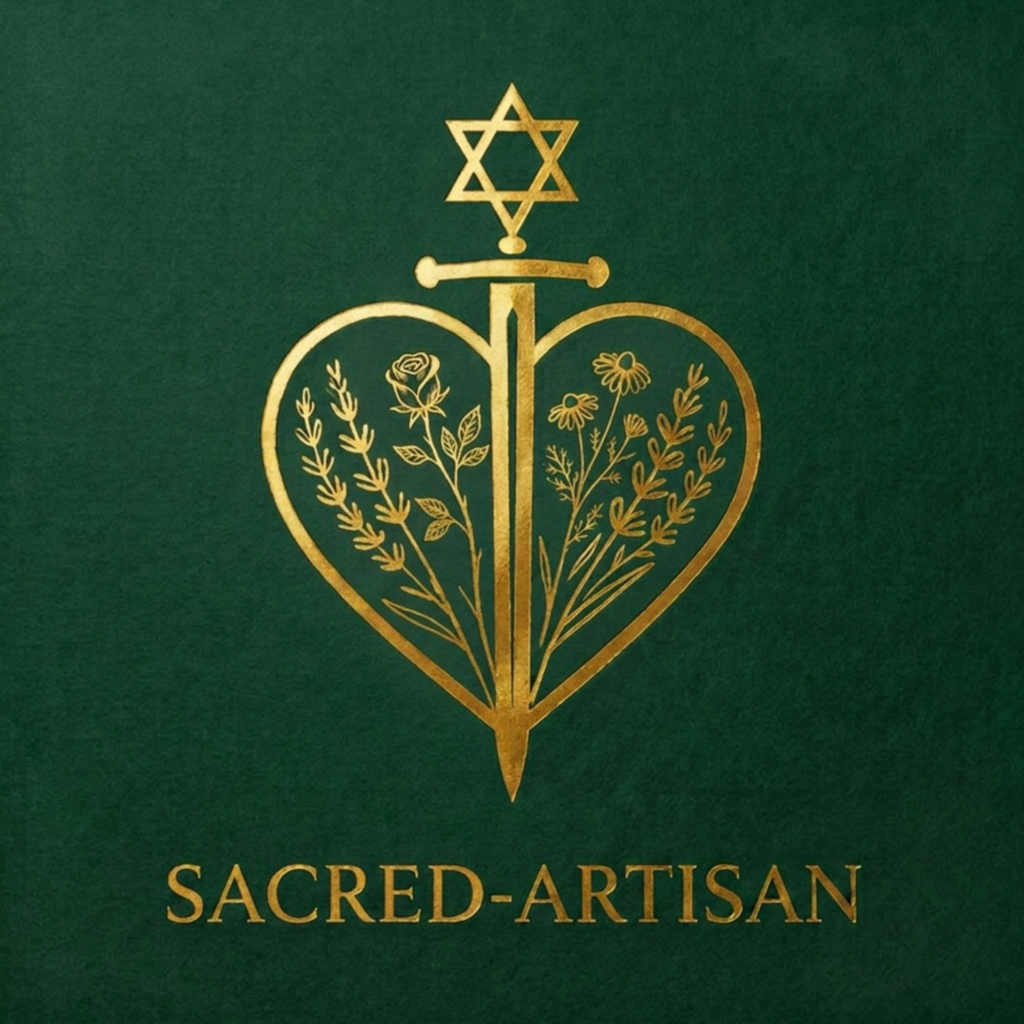 SA FLOWERS Sacred-Artisan Minimal Luxury Logo